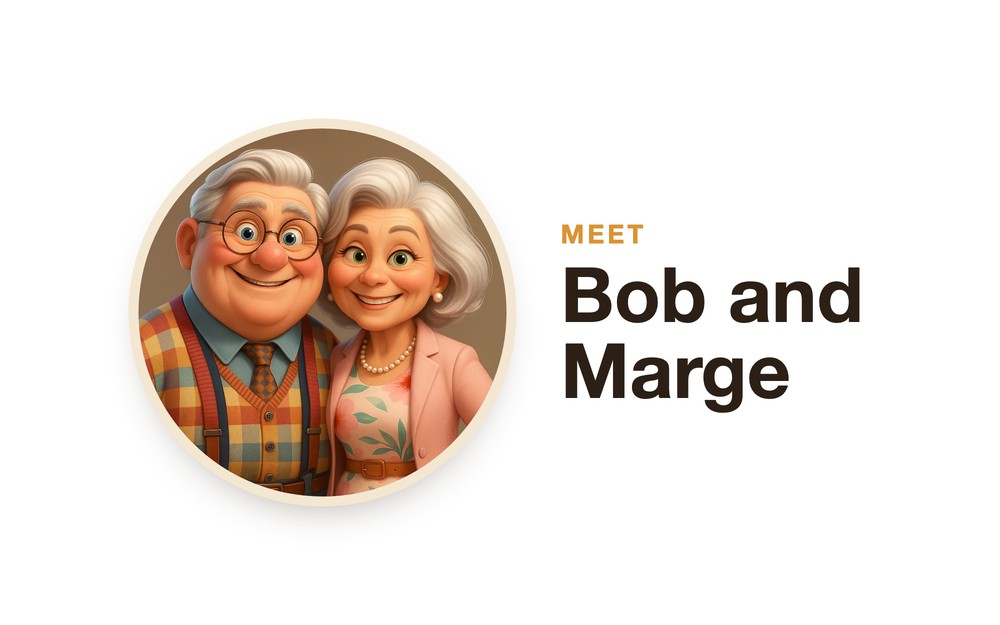 Meet Bob and Marge logo